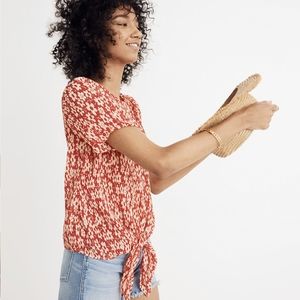 Madewell Crinkled Full Bloom Blouse